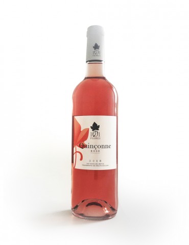 bouteille de vin rosé Quinçonne - IGP Pays de Brive