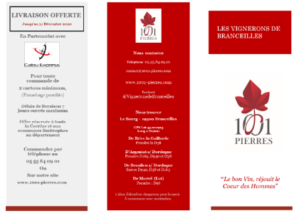 Offre proposée jusqu'au 31.12.2020